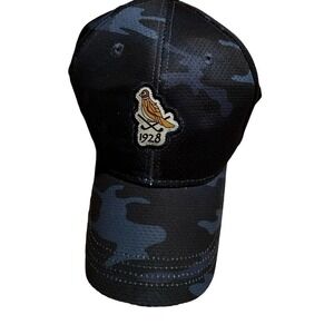 Ahead Performance Mid Fit Baseball Cap Unisex One Size Blue Camo Cotton Fitted